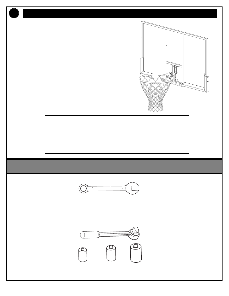 And/or, Assemble the backboard and rim | Huffy M790074 User Manual | Page 4 / 41