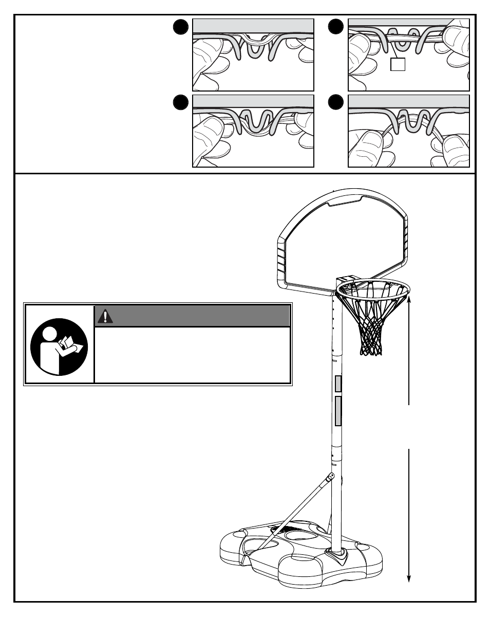 Warning, 5 feet (1.98 m) | Huffy M5800152 User Manual | Page 13 / 30