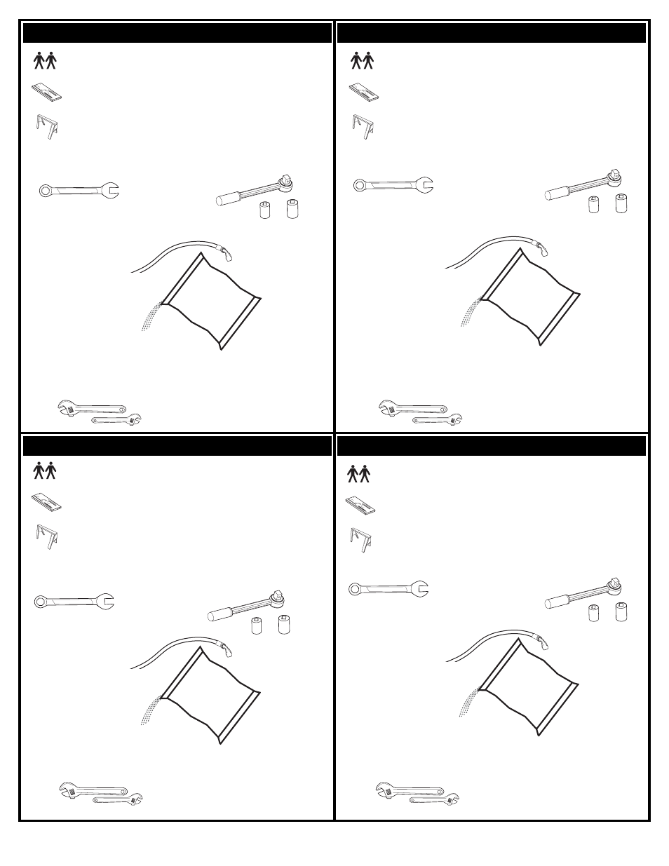 Sand, Outils et matériel requis, Outils et matériel facultatifs | Sable, Benötigte werkzeuge und materialien, Weitere nützliche werkzeuge und materialien, Herramientas y materiales requeridos, Herramientas y materiales opcionales, Materiali necessari, Utensili e materiali opzionali | Huffy M5800152 User Manual | Page 15 / 30