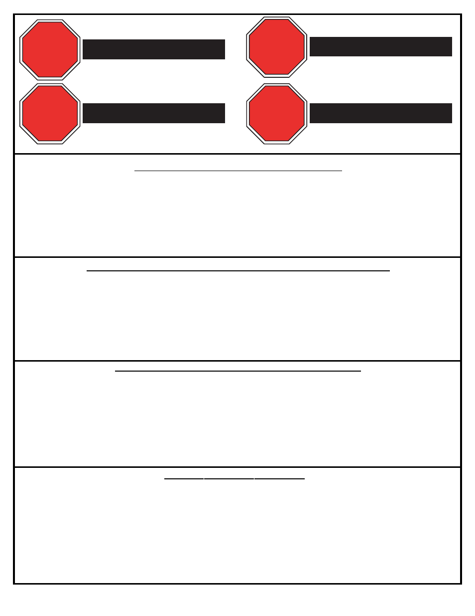 Stop, Halt, Alto! alto | Alto, Gehen sie nicht zum laden zurück | Huffy M5800152 User Manual | Page 19 / 30