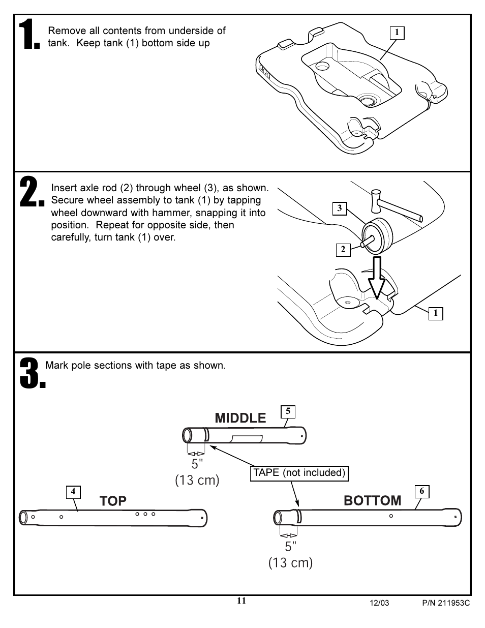 Huffy 211953C User Manual | Page 11 / 25