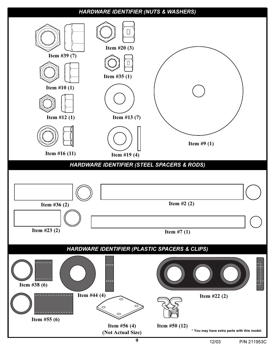 Huffy 211953C User Manual | Page 9 / 25