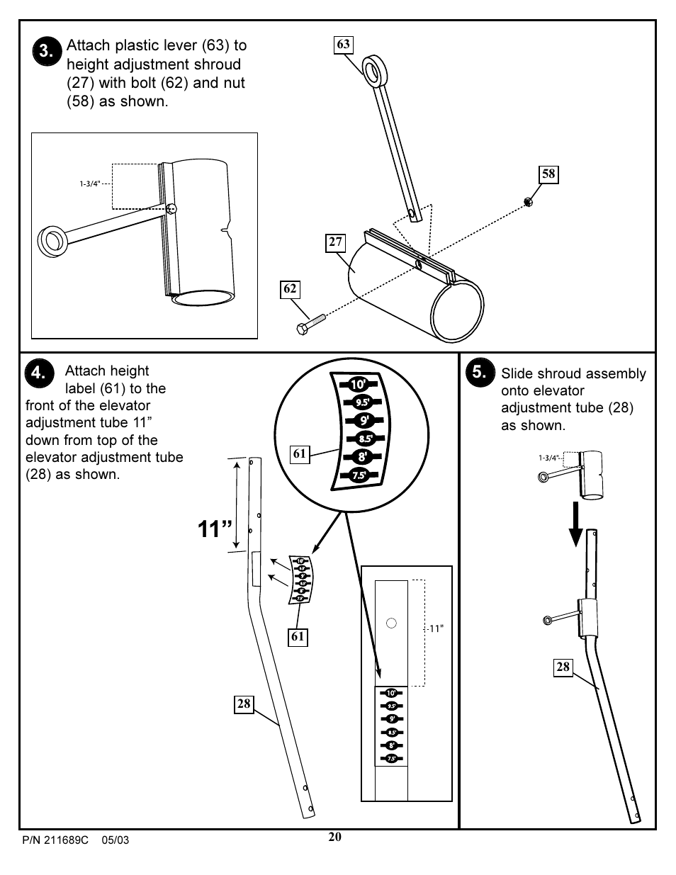 Huffy DH9300 User Manual | Page 20 / 35