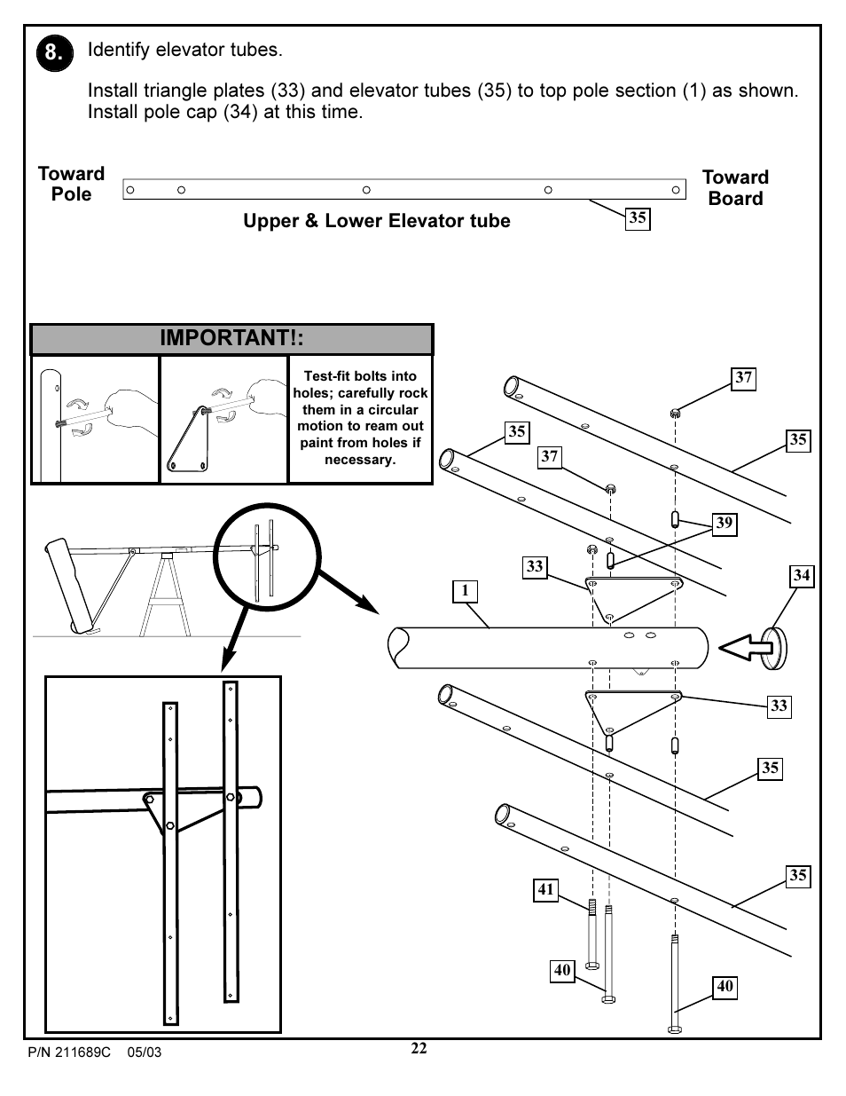 Important | Huffy DH9300 User Manual | Page 22 / 35