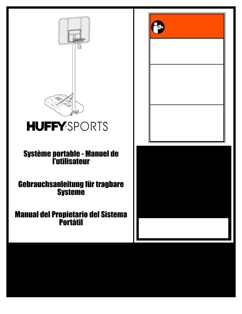 Gebrauchsanleitung für tragbare systeme, Manual del propietario del sistema portátil, Système portable - manuel de l'utilisateur | Huffy KD-S33 User Manual | Page 16 / 35