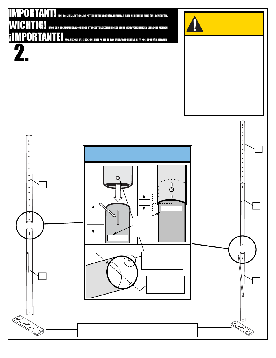 Important, Wichtig, Importante | Attention ! vorsicht! ¡precaución | Huffy KD-S33 User Manual | Page 26 / 35