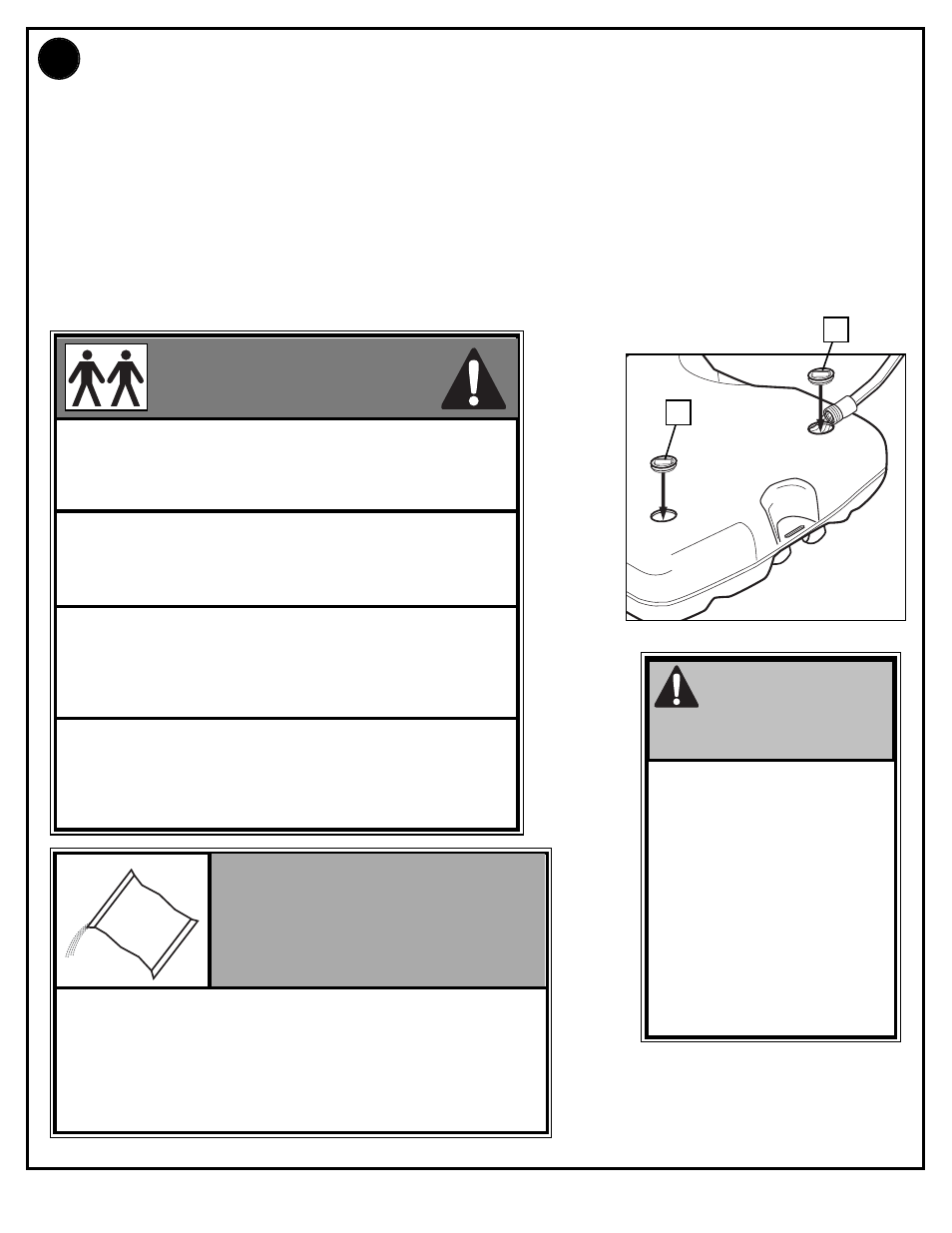 Caution! attention! vorsicht! ¡precaución | Huffy HKS 8 User Manual | Page 34 / 35