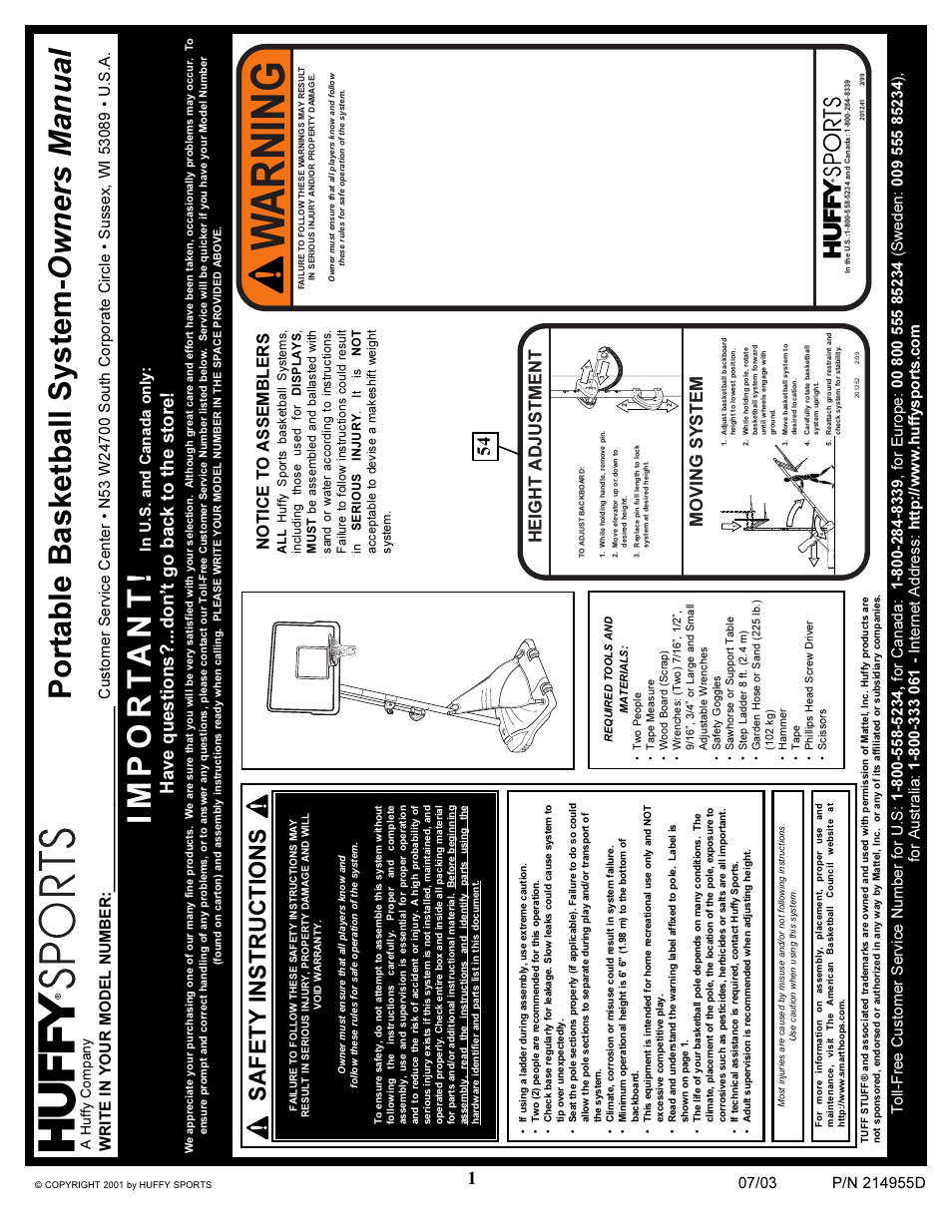 Huffy AR410W User Manual | 25 pages