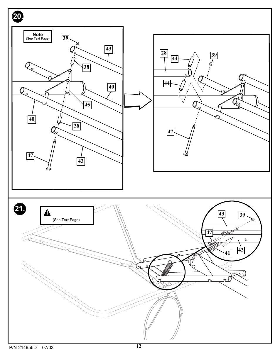 Warning | Huffy AR410W User Manual | Page 12 / 25