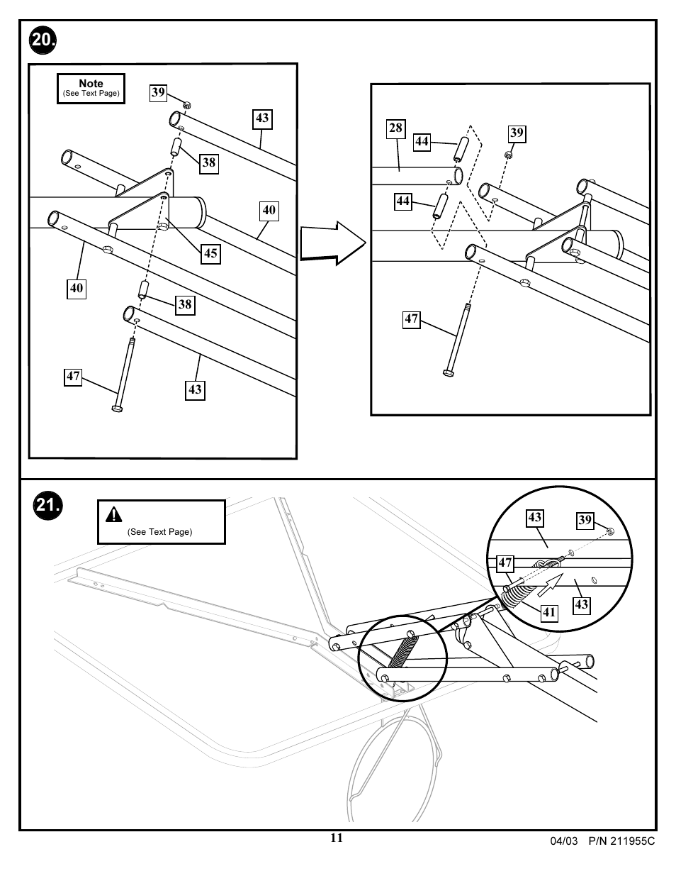 Warning | Huffy BRAVO 112 User Manual | Page 11 / 15