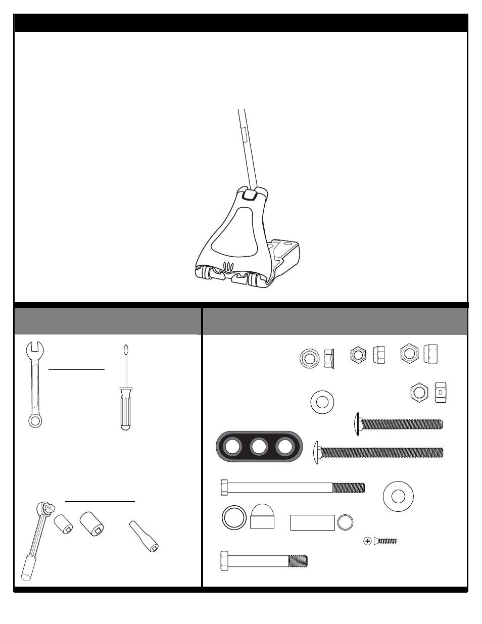 And/or, Extension phillips- head screwdriver | Huffy 600 User Manual | Page 10 / 26