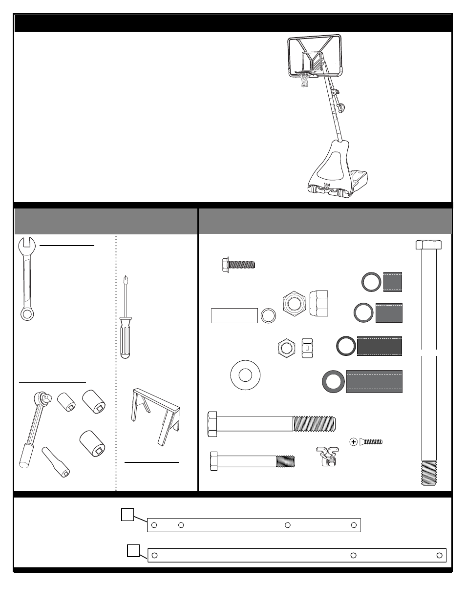 Sawhorse, Phillips- head screwdriver | Huffy 600 User Manual | Page 18 / 26