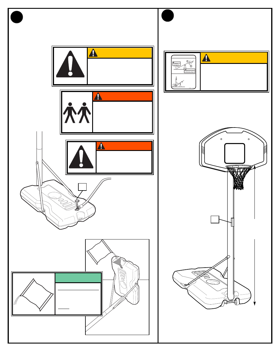 Caution, Warning, Sa n d | Huffy M621404 User Manual | Page 13 / 31