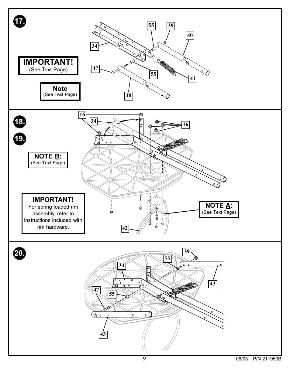 Important | Huffy 111-500 User Manual | Page 9 / 13