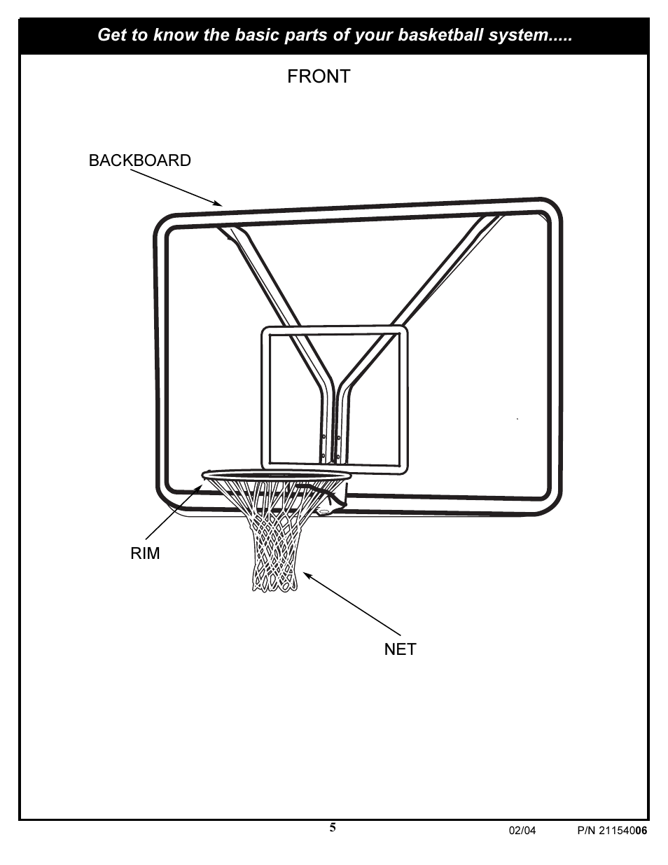 Front | Huffy 21154006 User Manual | Page 5 / 18