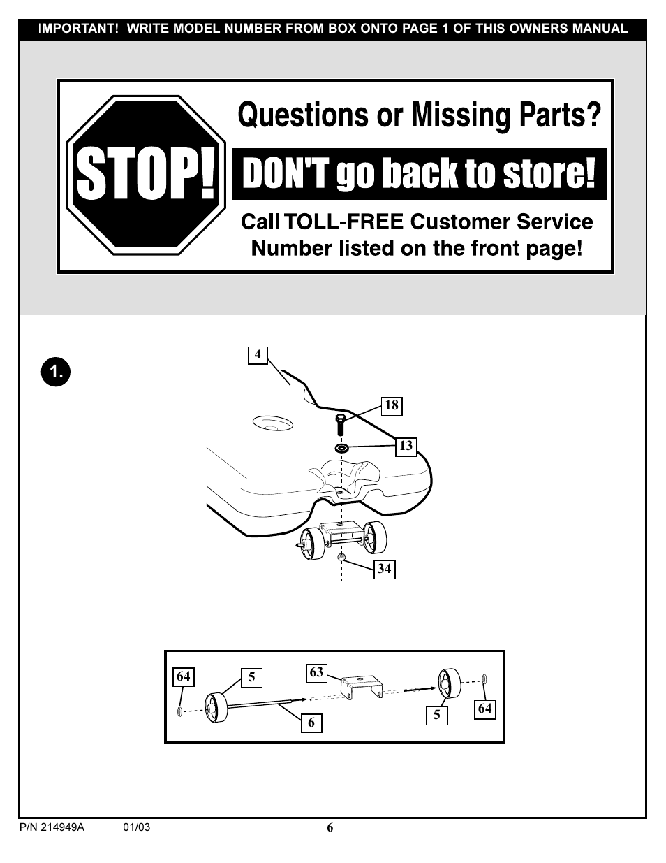 Huffy AWLC6045 User Manual | Page 6 / 14