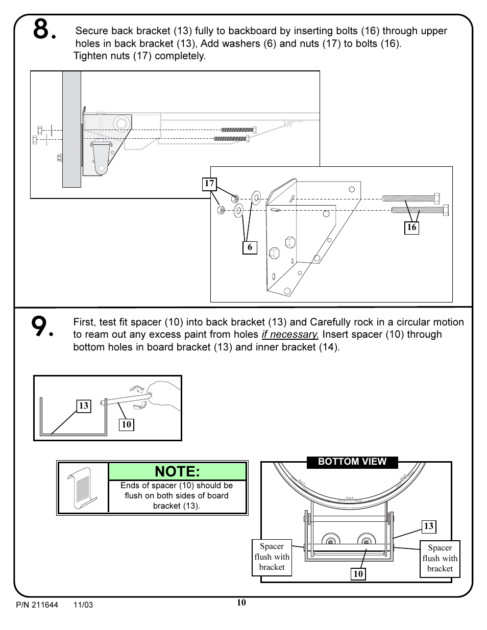 Huffy Pro Image Rim User Manual | Page 10 / 12