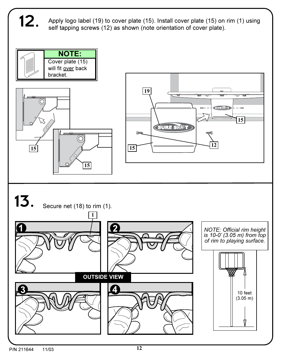 Huffy Pro Image Rim User Manual | Page 12 / 12