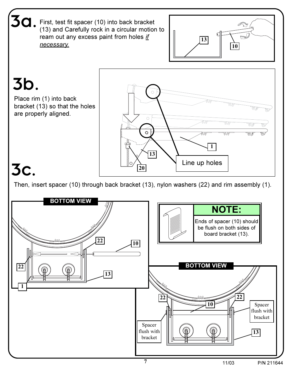 3b. 3c | Huffy Pro Image Rim User Manual | Page 7 / 12