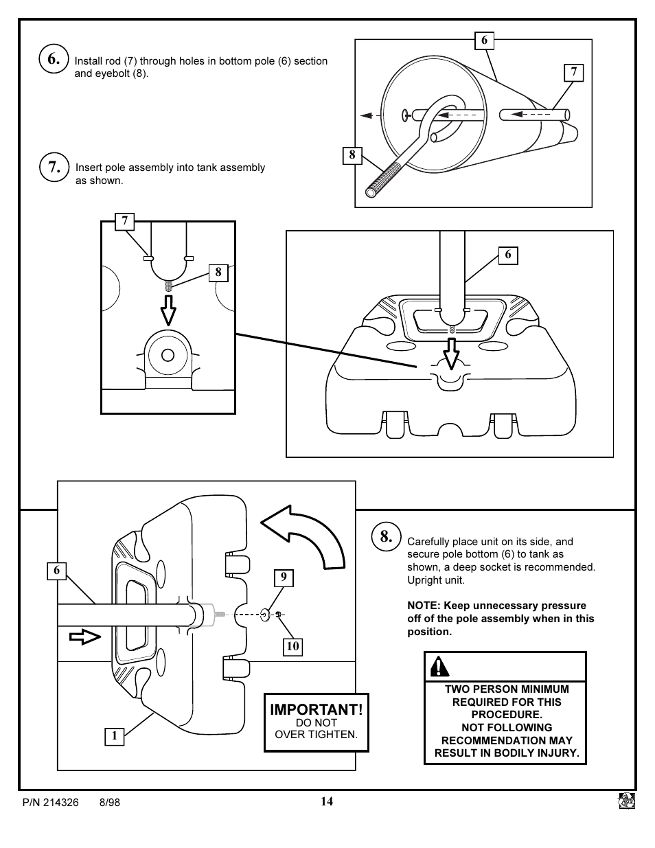 Warning | Huffy NETWORK PACK KA-DV300 User Manual | Page 14 / 30