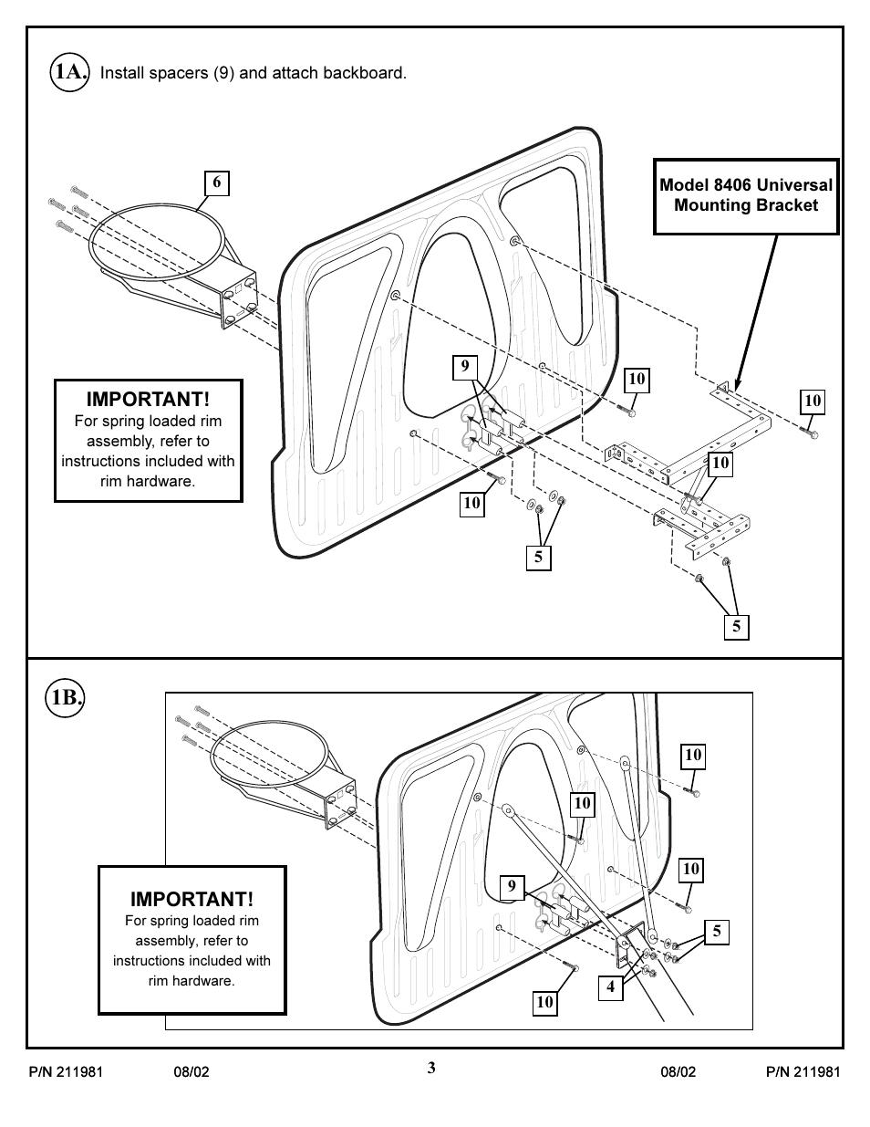 Important | Huffy 2002 User Manual | Page 3 / 6