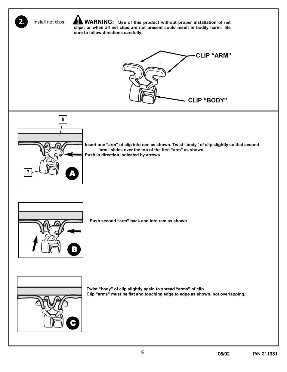 Ab b c c | Huffy 2002 User Manual | Page 5 / 6