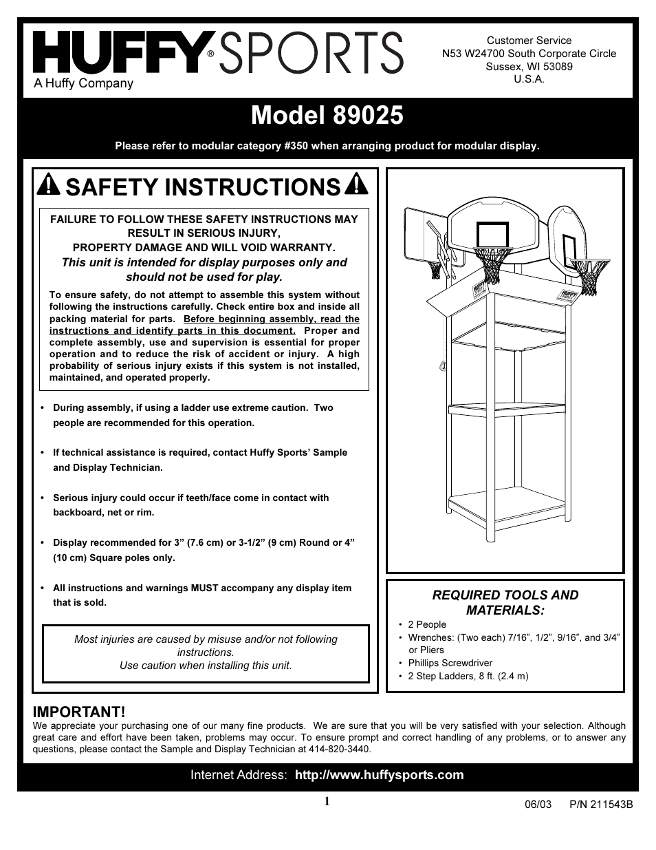 Huffy 89025 User Manual | 22 pages