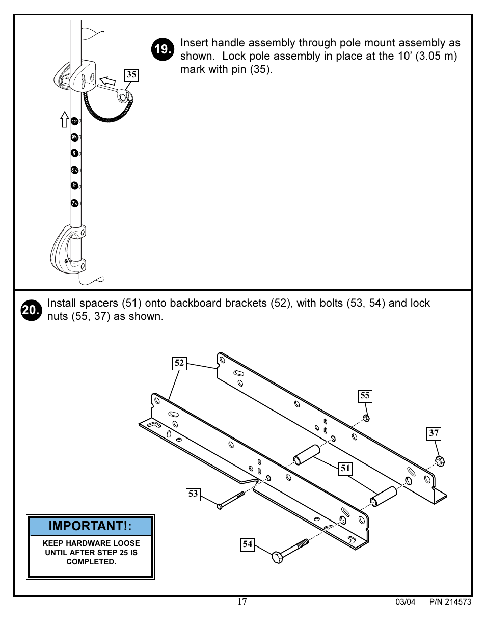 Important | Huffy 2145731 User Manual | Page 17 / 34