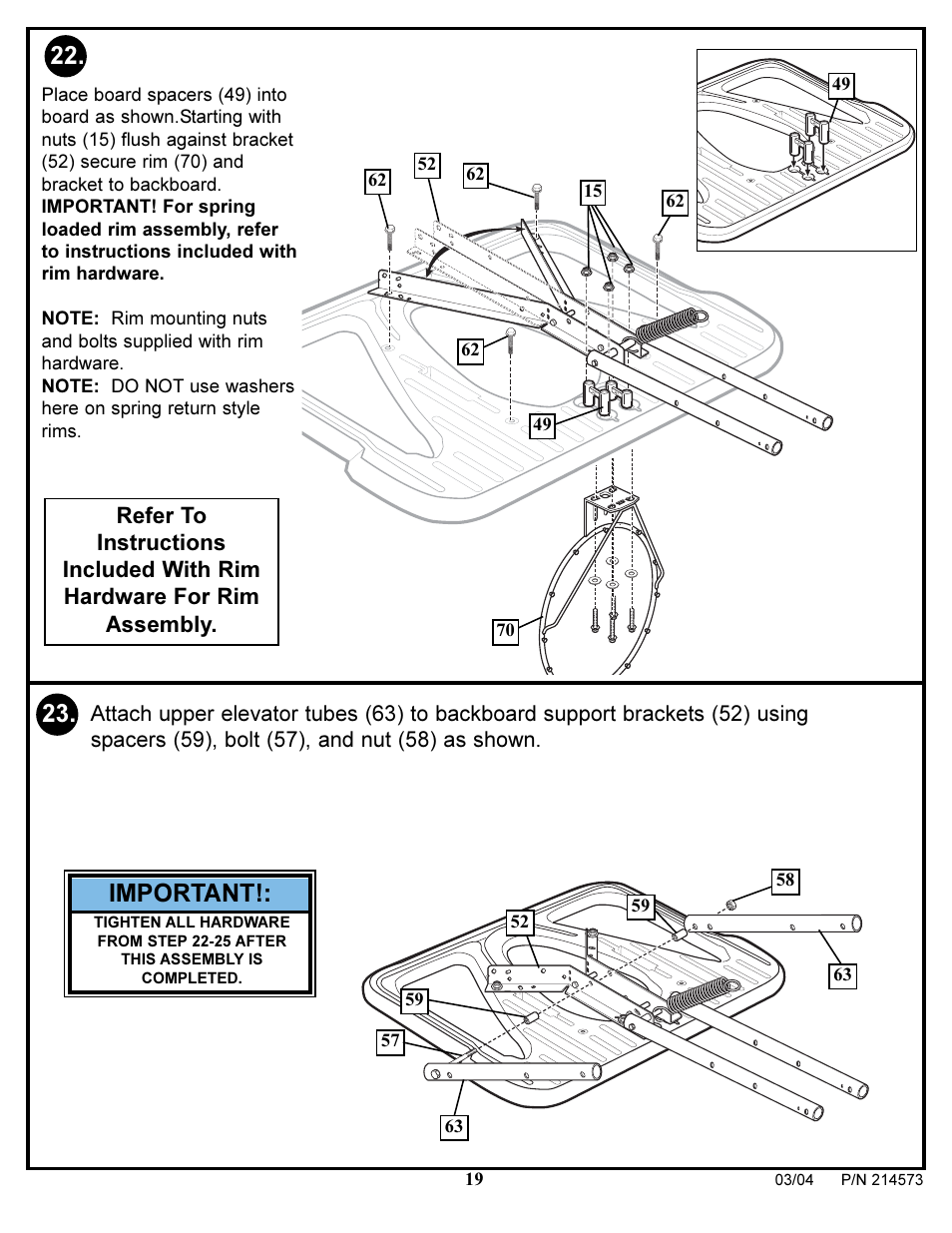 Important | Huffy 2145731 User Manual | Page 19 / 34