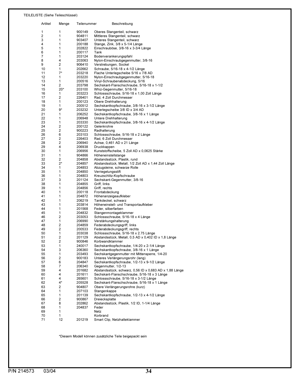 Huffy 2145731 User Manual | Page 34 / 34