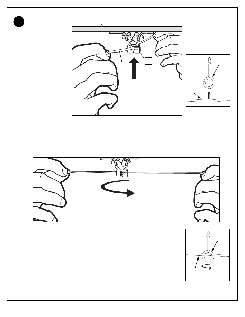 Insert net into bottom of clip as shown | Huffy P/N 21147703 User Manual | Page 26 / 28