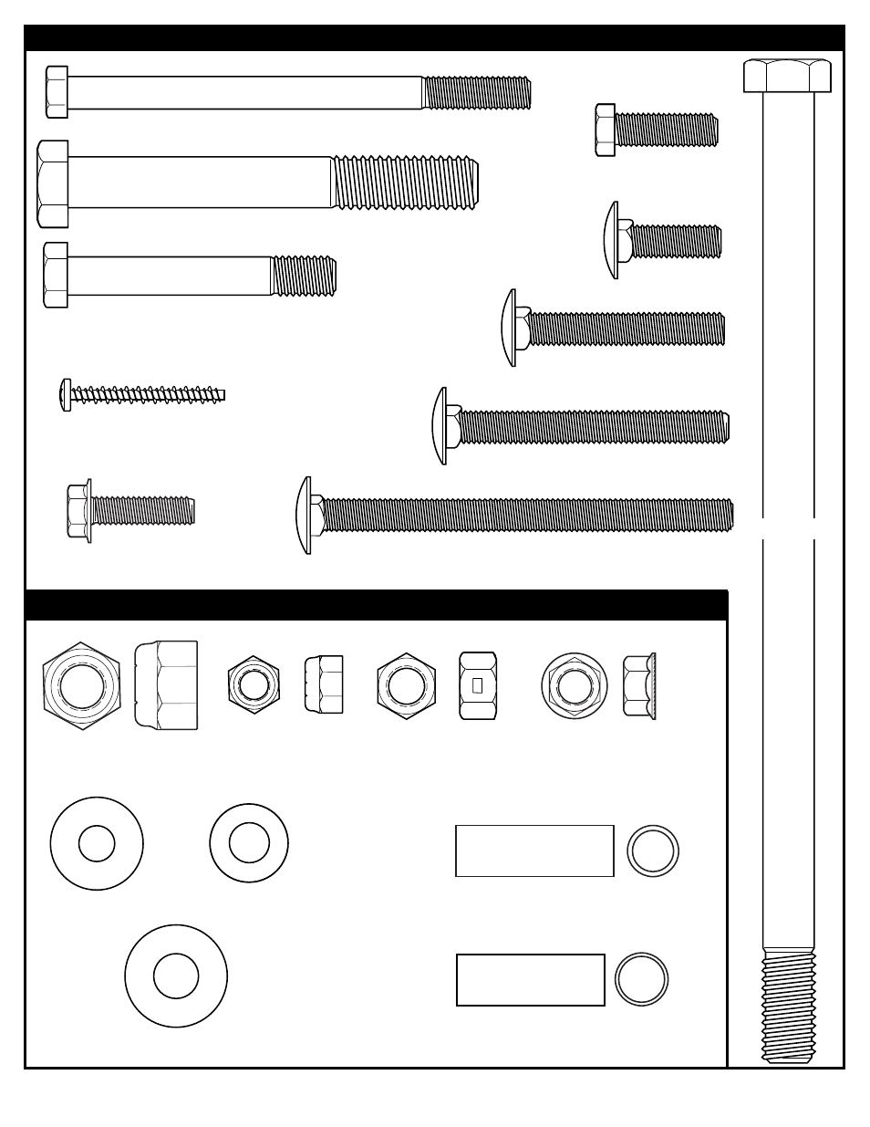 Hardware identifier (bolts & screws) | Huffy P/N 21147703 User Manual | Page 6 / 28