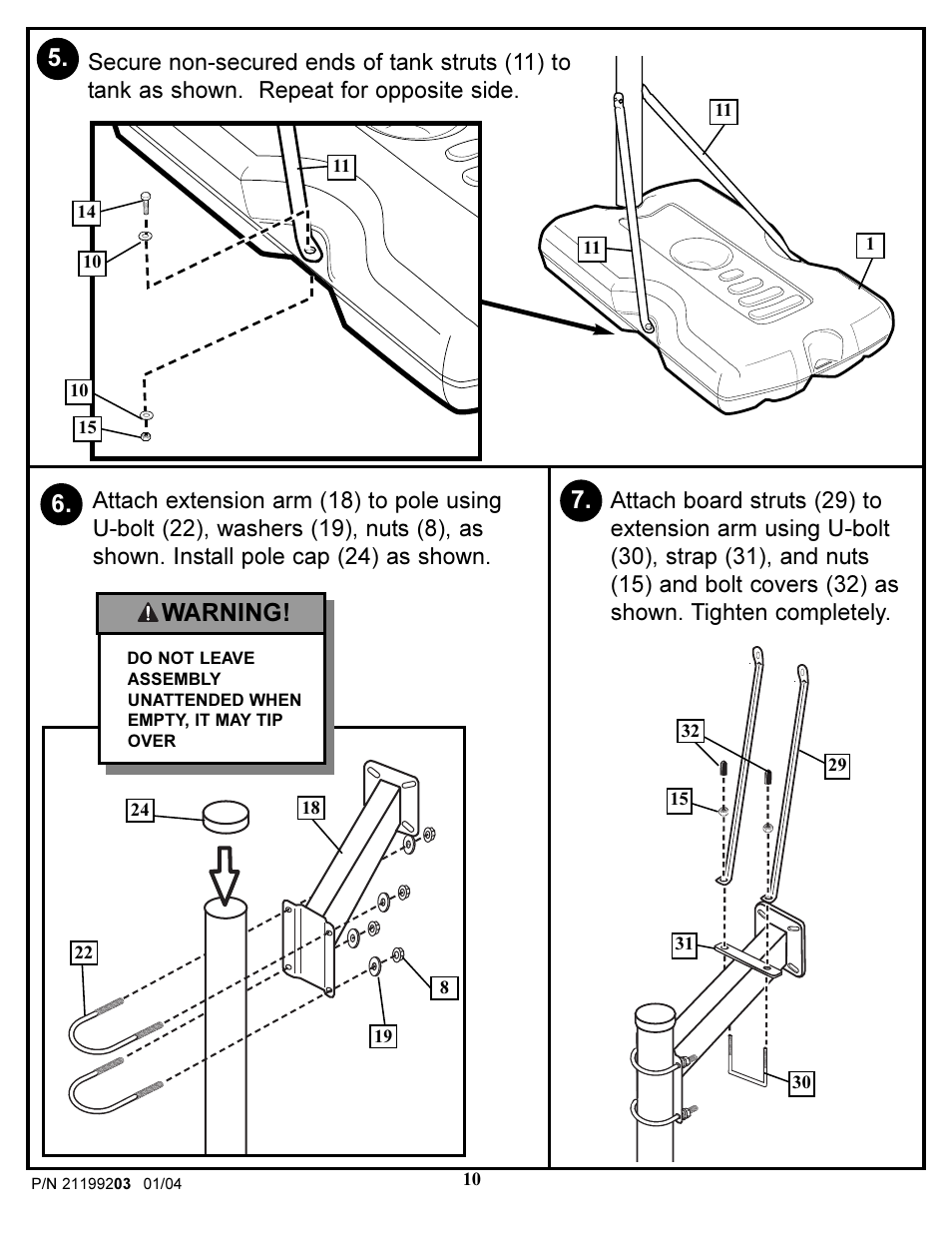 Warning | Huffy WI53089 User Manual | Page 10 / 16