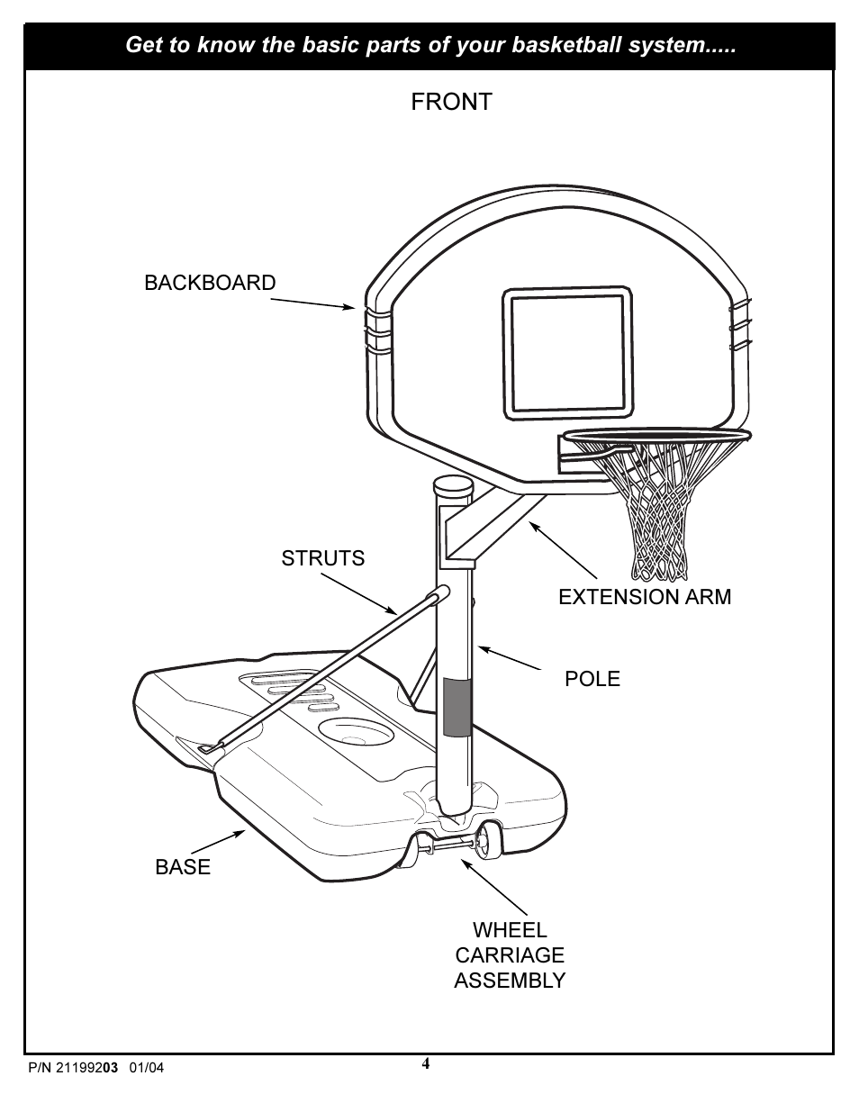 Front | Huffy WI53089 User Manual | Page 4 / 16