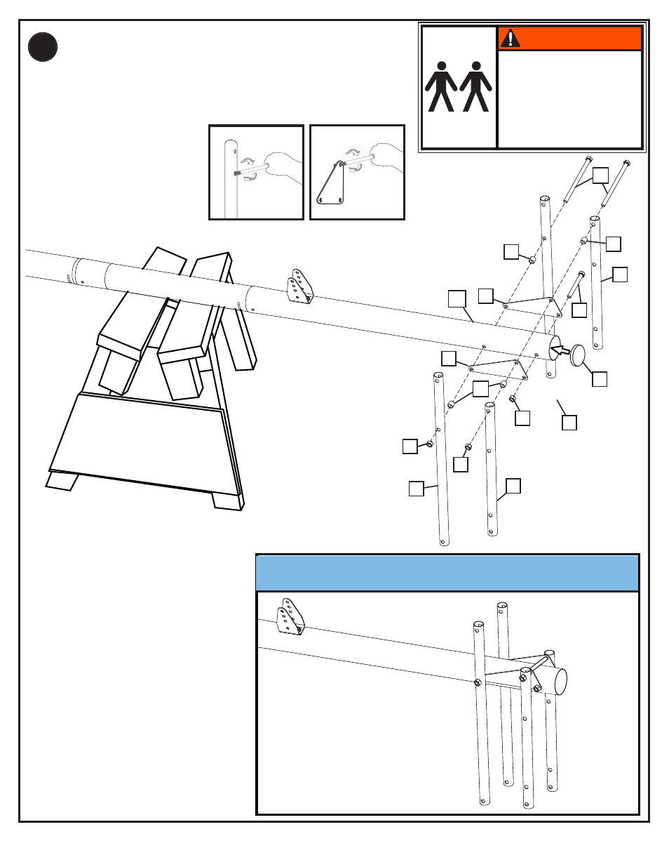 Warning! completed assembly | Huffy RADEON AR64S-H User Manual | Page 22 / 70