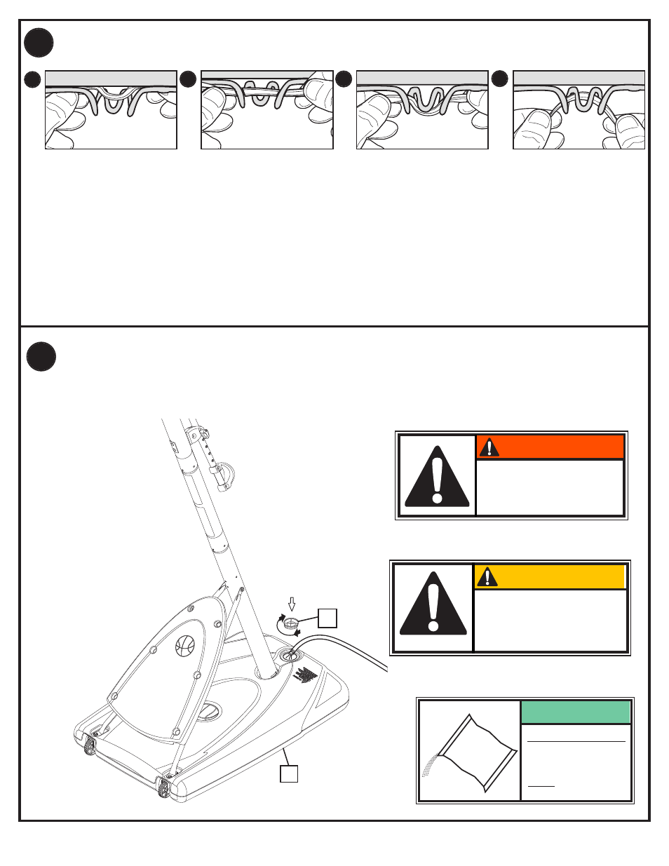 Caution, Warning, Install net (43) | Huffy RADEON AR64S-H User Manual | Page 27 / 70