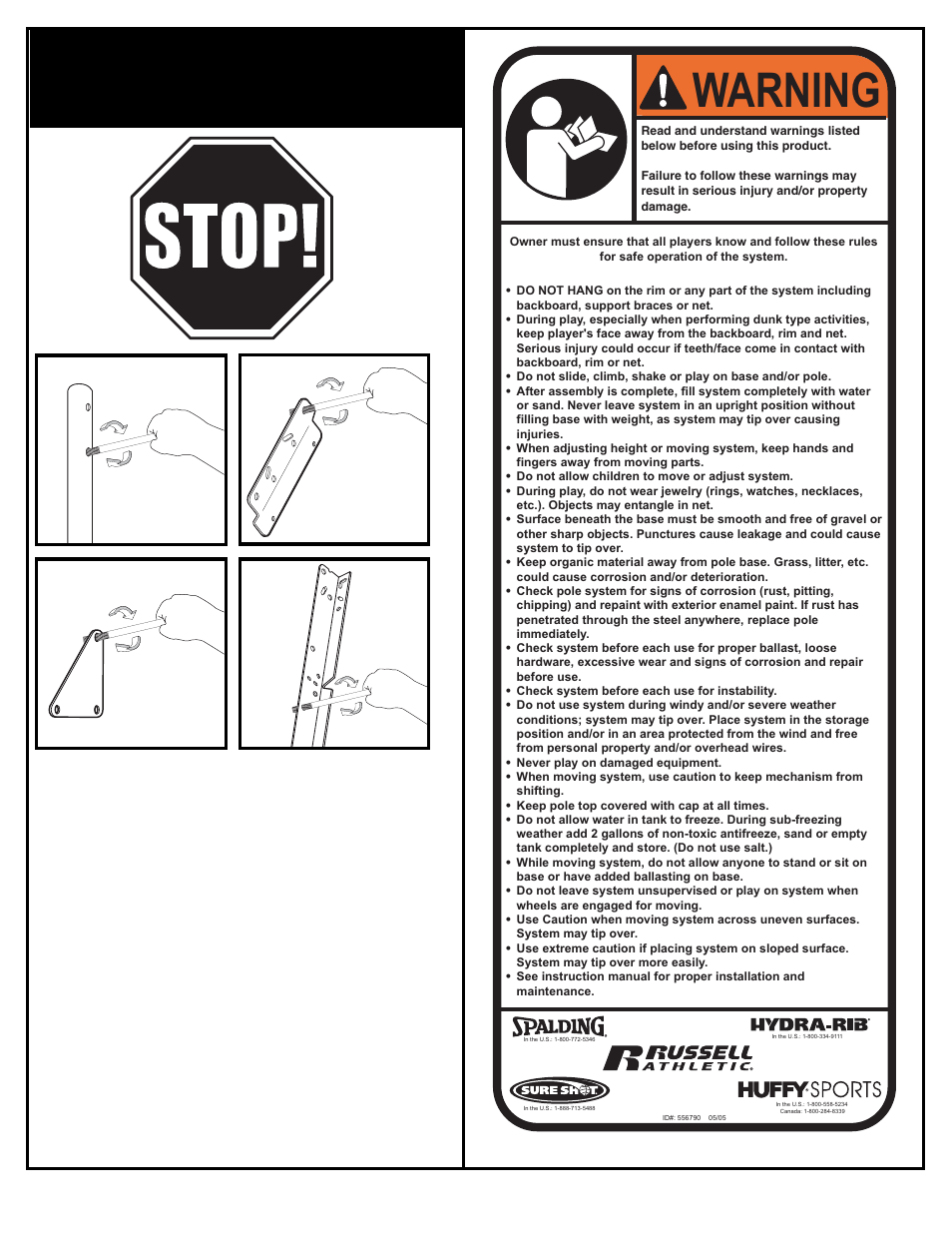 Warning, Before you start | Huffy M732211 User Manual | Page 2 / 22