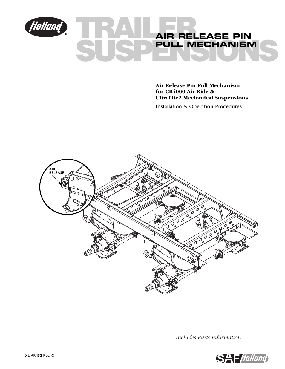 Holland XL-AR452 User Manual | 8 pages