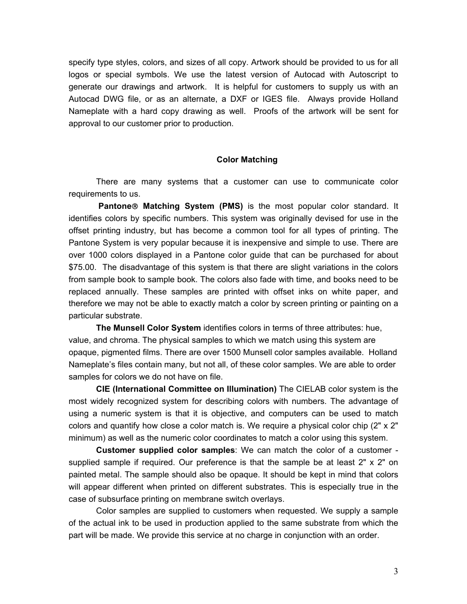 Holland Membrane User Manual | Page 3 / 23