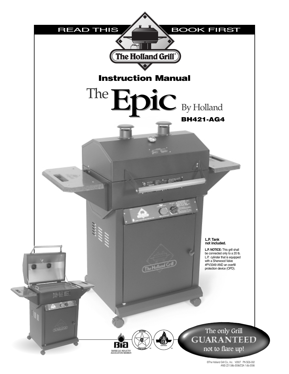 Holland BH421-AG4 User Manual | 16 pages