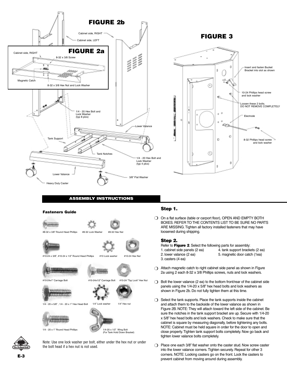 Figure 3 figure 2b, Figure 2a, Step 1 | Step 2 | Holland BH421-AG4 User Manual | Page 6 / 16