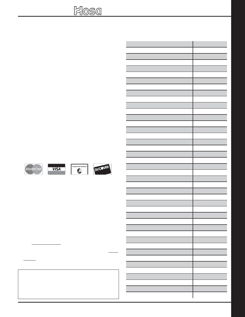 Hosa Technology Audio Digital Solutions User Manual | Page 3 / 72