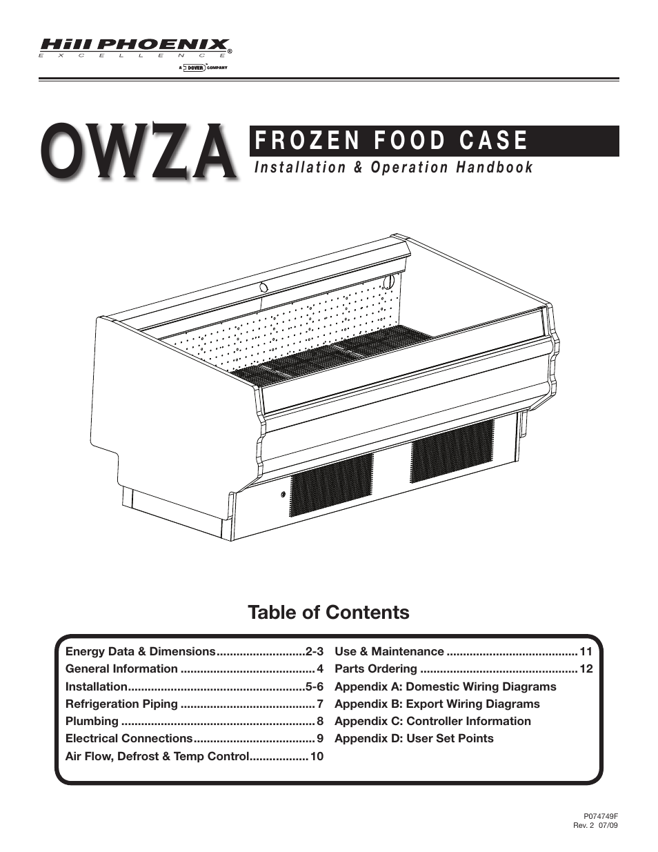 Hill Phoenix P074749F User Manual | 32 pages