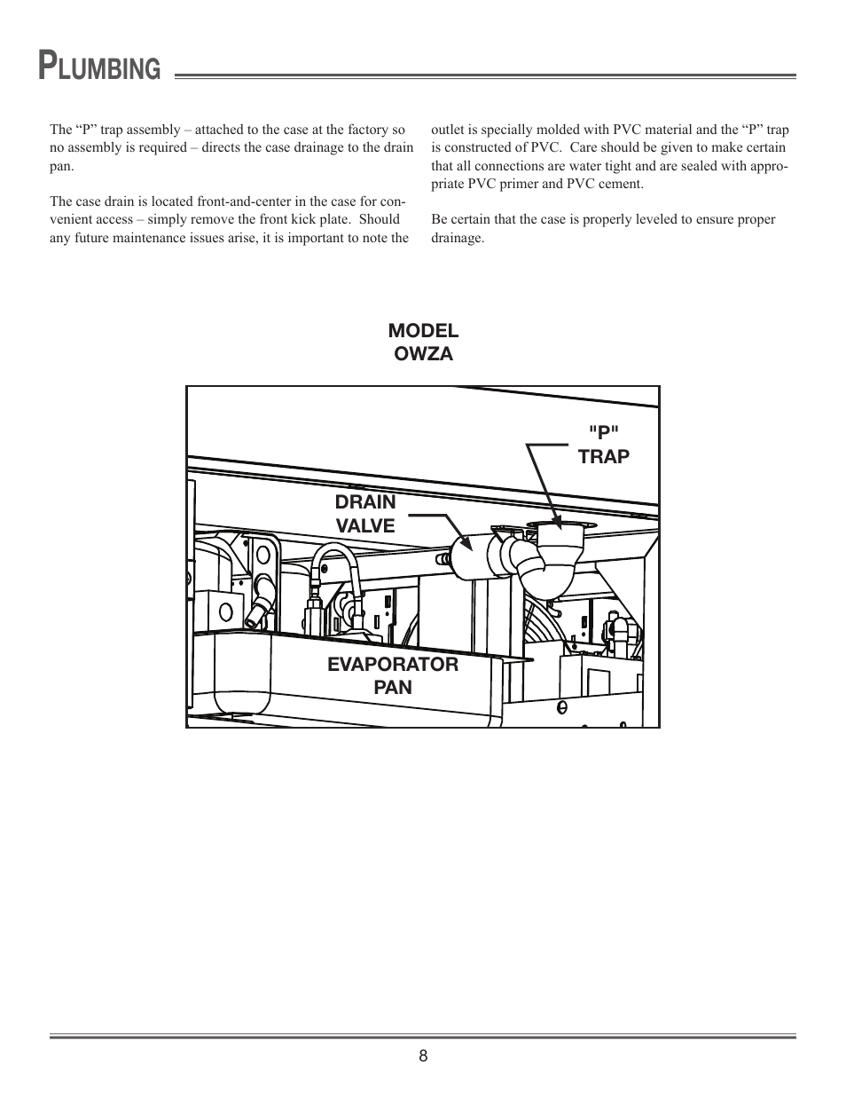 Lumbing | Hill Phoenix P074749F User Manual | Page 10 / 32