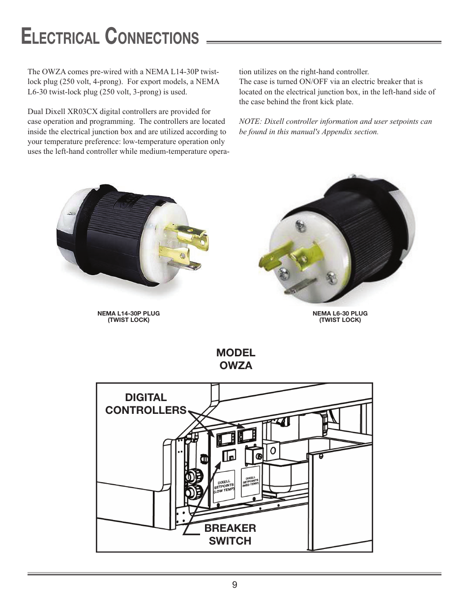 Lectrical, Onnections | Hill Phoenix P074749F User Manual | Page 11 / 32