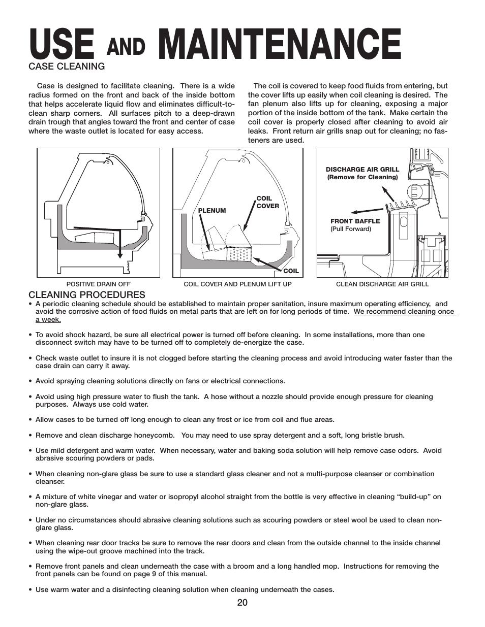 Maintenance | Hill Phoenix OSAA User Manual | Page 24 / 32