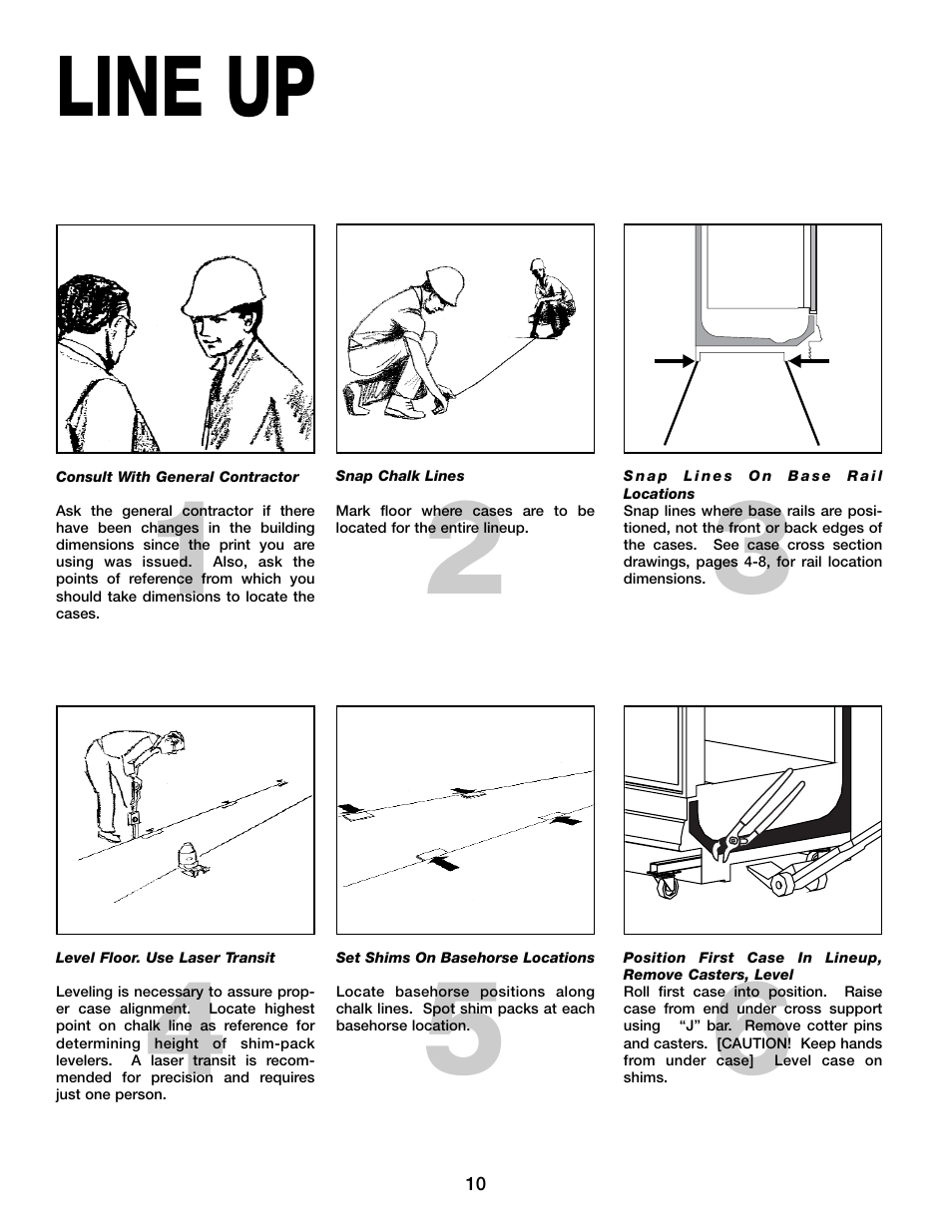 Line up | Hill Phoenix ORB User Manual | Page 14 / 44
