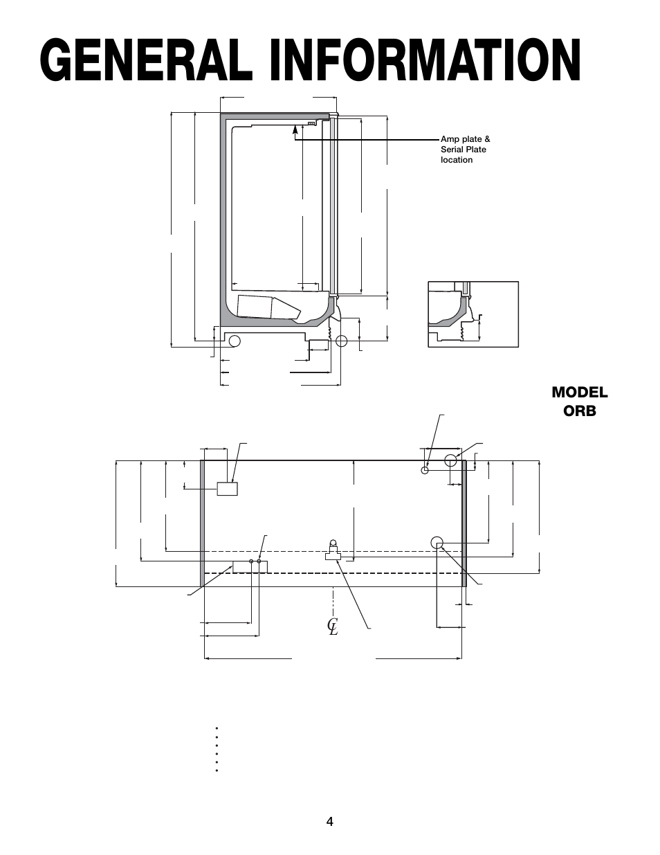 General information, Model orb | Hill Phoenix ORB User Manual | Page 8 / 44