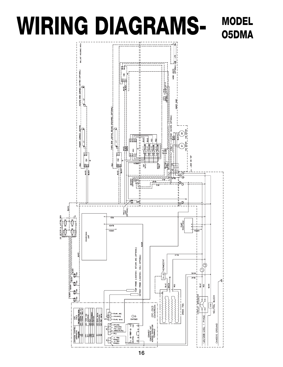 Wiring diagrams | Hill Phoenix 05DMA User Manual | Page 20 / 32