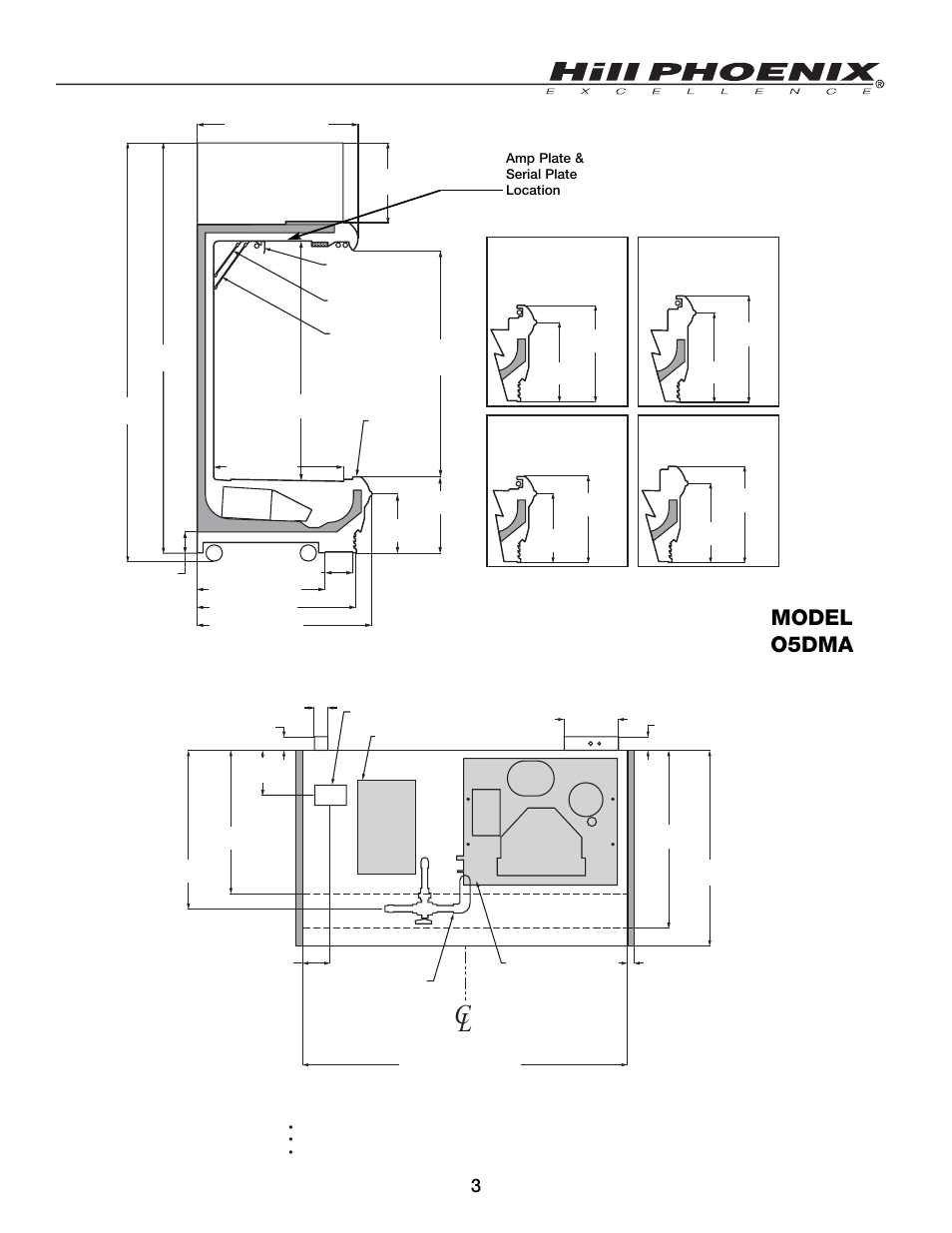 Model o5dma | Hill Phoenix 05DMA User Manual | Page 7 / 32